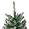 3ft., 4ft, & 5ft. Unlit Flocked Alpine Artificial Christmas Tree Set